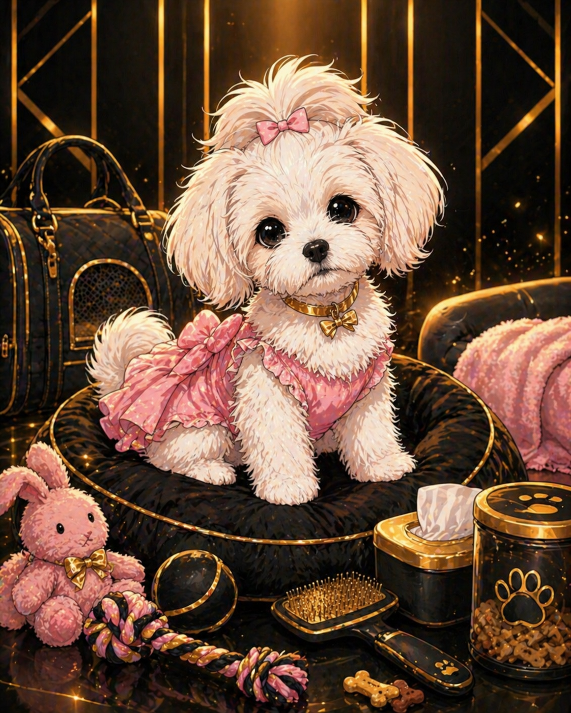 Gigi the puppy - Amara's companion